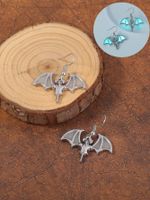 1 Pair IG Style Modern Style Cool Style Bat Resin Copper Zinc Alloy Drop Earrings main image 5