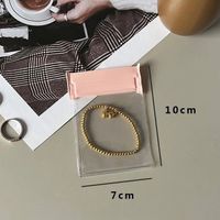 Simple Style Solid Color PVC Jewelry Packaging Bags sku image 10