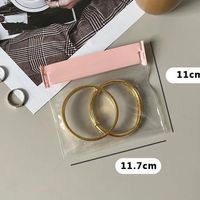 Simple Style Solid Color PVC Jewelry Packaging Bags sku image 4