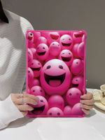 Plastic Cartoon Smiley Face Cute Tablet PC Protective Sleeve Phone Accessories main image 1