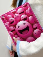 Plastic Cartoon Smiley Face Cute Tablet PC Protective Sleeve Phone Accessories main image 4