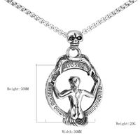1 Piece 316 Stainless Steel  Skull Polished Pendant main image 2