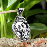 1 Piece 316 Stainless Steel  Skull Polished Pendant main image 3