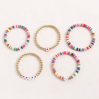 Wholesale Jewelry Basic Simple Style Classic Style Geometric Soft Clay Beaded Bracelets main image 4