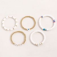 Wholesale Jewelry Basic Simple Style Classic Style Geometric Soft Clay Beaded Bracelets sku image 2