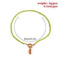 Casual Vacation Shell Alloy Seed Bead Beaded Women's Pendant Necklace main image 2