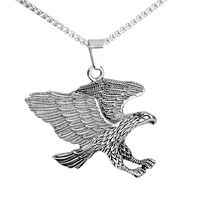 1 Piece 316 Stainless Steel  18K Gold Plated Eagle Polished Pendant main image 3