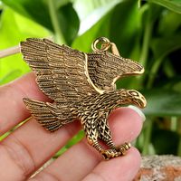 1 Piece 316 Stainless Steel  18K Gold Plated Eagle Polished Pendant main image 7