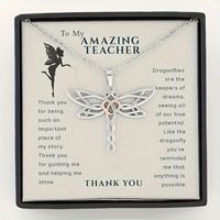 French Style Sweet Simple Style Dragonfly Alloy Iron Hollow Out Unisex Pendant Necklace main image 1