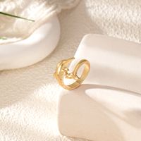 Cute Vacation Marine Style Dolphin Alloy Wholesale Rings main image 5