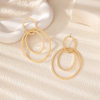 2 Pieces Casual Romantic Circle Round Alloy Drop Earrings main image 2