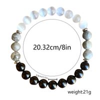 Wholesale Jewelry Casual Simple Style Round Natural Stone Beaded Knitting Bracelets main image 6