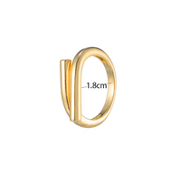 Basic Simple Style Classic Style Geometric Solid Color Alloy Wholesale Rings main image 2