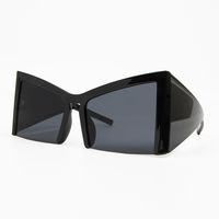 Simple Style Classic Style Solid Color Pc Special-Shaped Mirror Sport Biker Half Frame Women's Sunglasses main image 3
