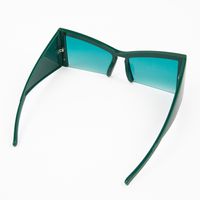Simple Style Classic Style Solid Color Pc Special-Shaped Mirror Sport Biker Half Frame Women's Sunglasses sku image 2
