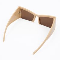 Style Simple Style Classique Couleur Unie Pc Miroir De Forme Spéciale Sport Motarde Demi-Cadre Femmes De Lunettes De Soleil sku image 4