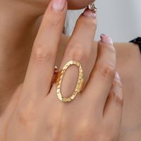 Elegant Simple Style Solid Color Iron Wholesale Rings main image 1
