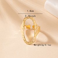 Elegant Simple Style Solid Color Iron Wholesale Rings main image 6