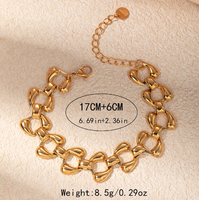 Casual Basic Classic Style Solid Color 304 Stainless Steel Gold Plated Bracelets In Bulk main image 2