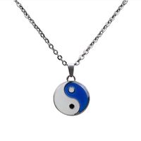 Chinese Style Tai Chi Mood Color Changing Necklace sku image 1