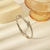 304 Stainless Steel 18K Gold Plated Vintage Style Exaggerated Classic Style Plating Inlay Solid Color Zircon Rings Bangle Jewelry Set main image 4