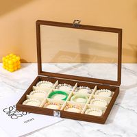 Simple Style Solid Color Cloth Jewelry Boxes sku image 4