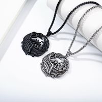IG Style Gothic Cool Style Wings 304 Stainless Steel Men's Pendant Necklace main image 1
