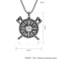 IG Style Gothic Cool Style Axe 304 Stainless Steel Men's Pendant Necklace main image 2
