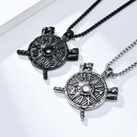 IG Style Gothic Cool Style Axe 304 Stainless Steel Men's Pendant Necklace main image 4