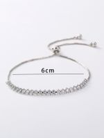 Copper Basic Simple Style Classic Style Inlay Geometric Zircon Bracelets main image 4