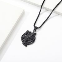 IG Style Gothic Cool Style Wolf 304 Stainless Steel Unisex Pendant Necklace main image 3