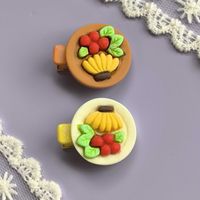 Girl'S Cute Funny Fruit Alloy Plastic Epoxy Resin Hair Clip sku image 3