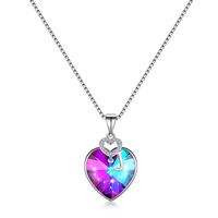 Wholesale Sweet Simple Style Letter Heart Shape Copper Pendant Necklace main image 4