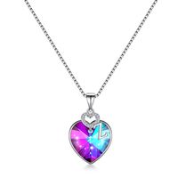 Wholesale Sweet Simple Style Letter Heart Shape Copper Pendant Necklace sku image 6