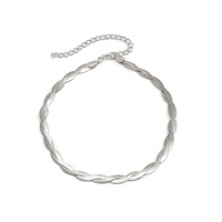 Simple Style Geometric Stainless Steel Plating Chain Necklace sku image 2