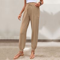 Women's Daily Simple Style Solid Color Full Length Casual Pants main image 3