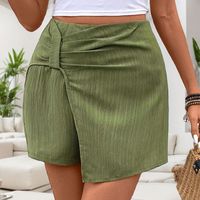 Women's Holiday Daily Date Simple Style Solid Color Shorts Casual Pants main image 2