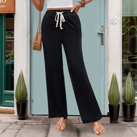 Women's Daily Simple Style Solid Color Full Length Casual Pants Straight Pants main image 1