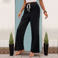 Women's Daily Simple Style Solid Color Full Length Casual Pants Straight Pants main image 3