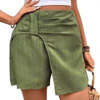 Women's Holiday Daily Date Simple Style Solid Color Shorts Casual Pants main image 5