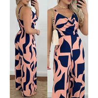 Women's Holiday Daily Beach Streetwear Printing Full Length Jumpsuits main image 2