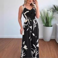 Women's Holiday Daily Beach Streetwear Printing Full Length Jumpsuits main image 4