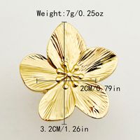 304 Stainless Steel 14K Gold Plated Sexy Sweet Commute Plating Inlay Flower Butterfly Pearl Zircon Rings sku image 4