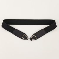 Simple Style Solid Color Elastic Band Women's Leather Belts main image 4