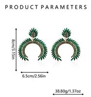 Simple Style Shiny Geometric Alloy Inlay Rhinestones Women's Earrings Necklace main image 2
