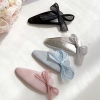 Women's Cute Bow Knot Pu Leather Hair Clip main image 4