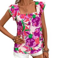 Women's T-shirt Sleeveless T-Shirts Hawaiian Printing main image 5