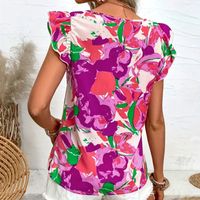 Women's T-shirt Sleeveless T-Shirts Hawaiian Printing main image 4