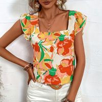 Women's T-shirt Sleeveless T-Shirts Hawaiian Printing main image 3