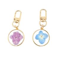 Casual Vacation Simple Style Flower Alloy Resin Keychain main image 4